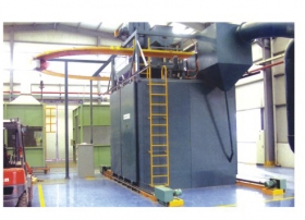 QT37系列吊钩通过抛丸机